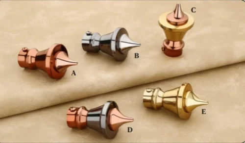 Fancy Stainless Steel Curtain Bracket (Brown Finish)